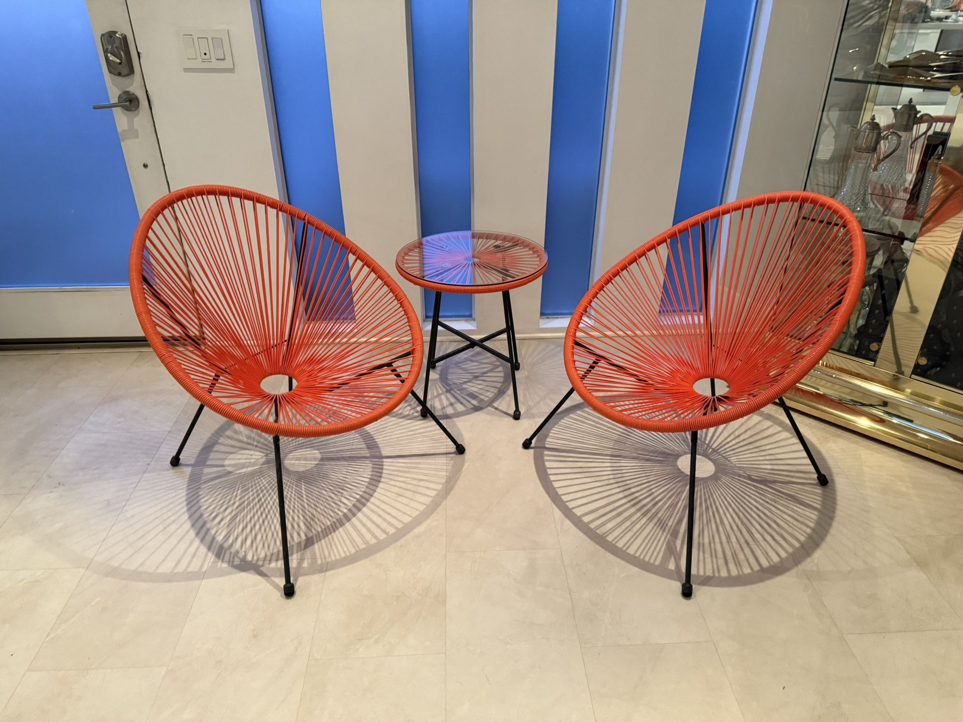 Hammock Patio Set - Orange! 