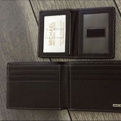 New authentic MICHAEL KORS men wallet with  ID case