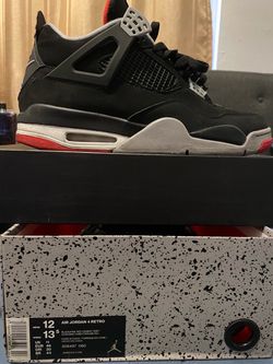 Jordan 4 Bred size 12