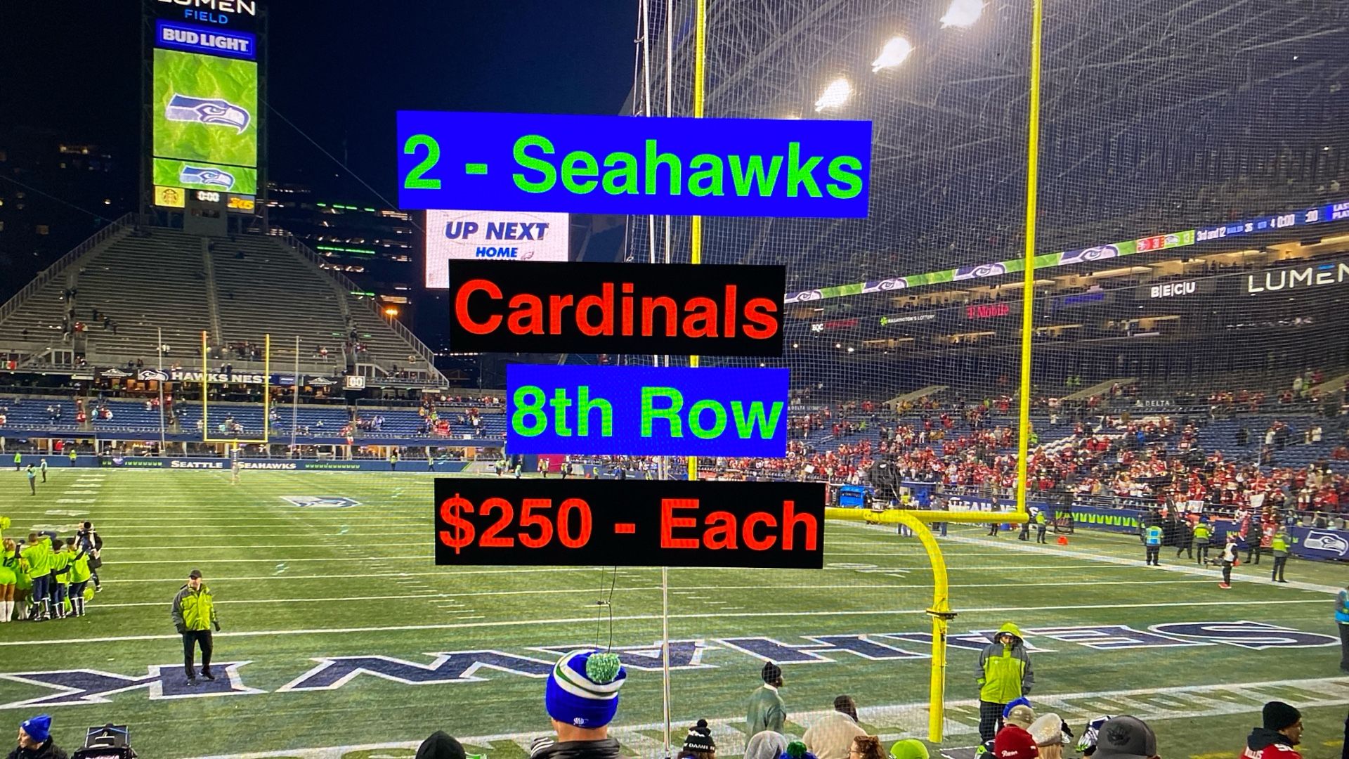 Seahawks Cardinals Tickets 