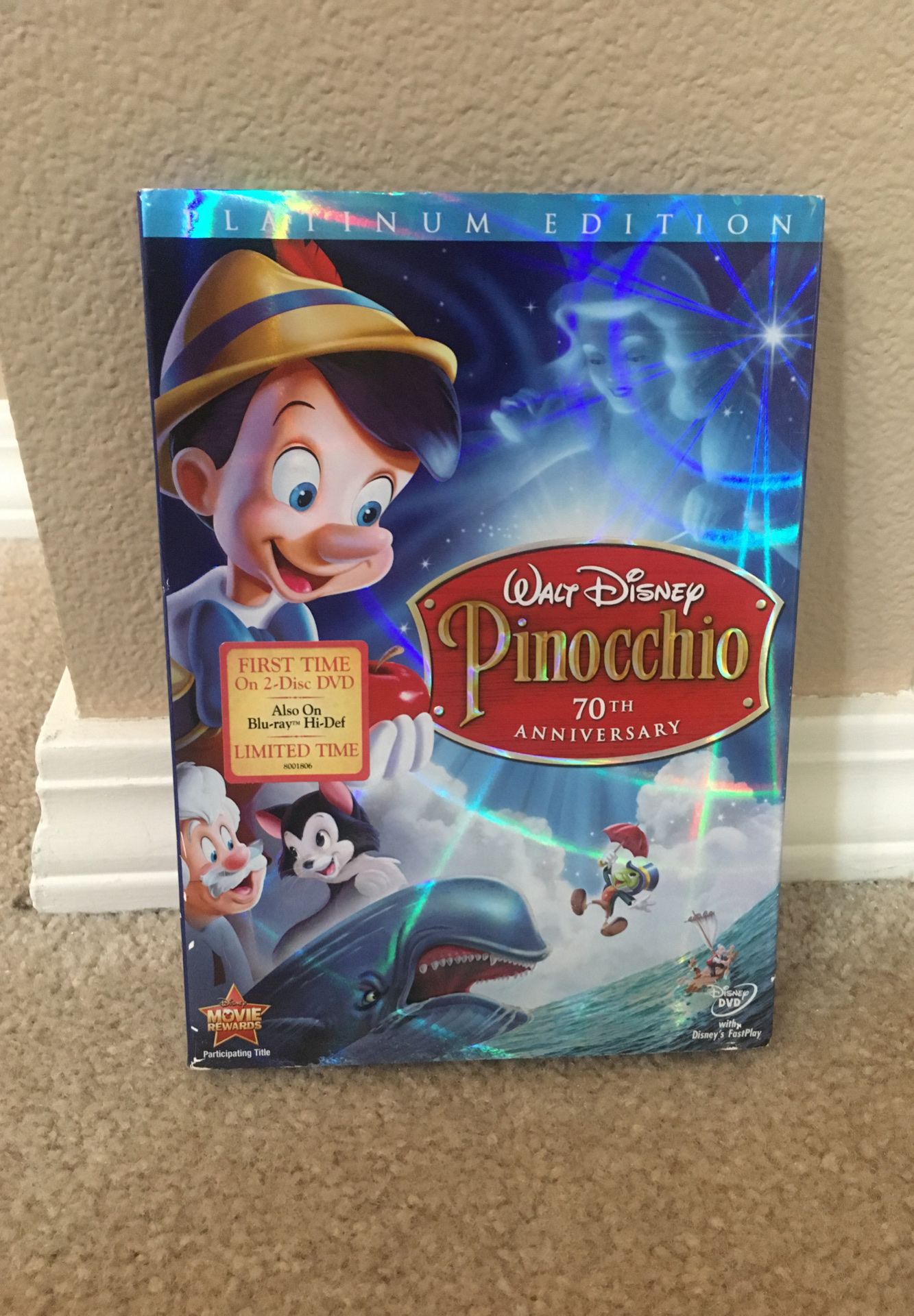 Pinocchio 70th Anniversary Edition DVD