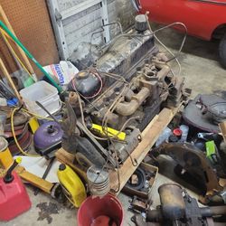 Two Chevy 216 Engines 