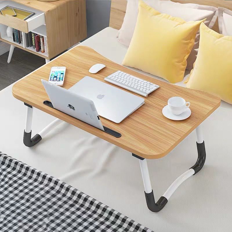 Lap Desk with Storage Drawer, Phone and Cup Holder, Laptop Bed Tray Table, 23.6" Foldable Laptop Desk, Laptop Stand for Working, Writing, Gaming and D