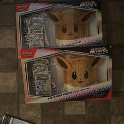 Pokemon Cards Prismatic Evolution Eveee Pouch 