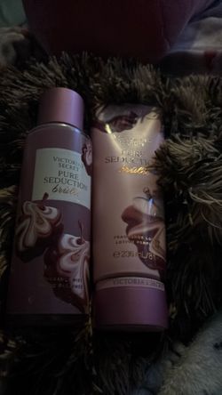 Victoria’s Secret seduction bliss with the lotion and a fragrance mist
