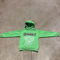 Green Sp5der hoodie 