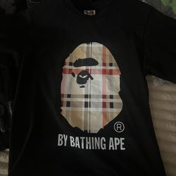 Burberry Bape Tee Size S *READ DESC*