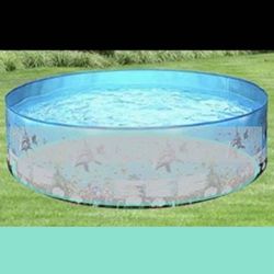 KIDS POOL fill and swim 8 feet diameter-18 inches deep NEW CONDITION. FIRM PRICE. in eagle rock 