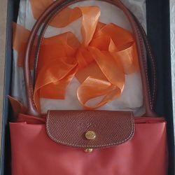 Le Pliage Original L Tote bag/Tomato By Longchamp~ NWT