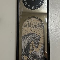 Wall Watch With Horde And Mirror
