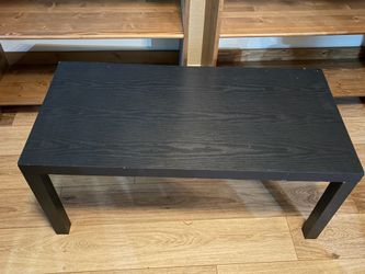 Black table