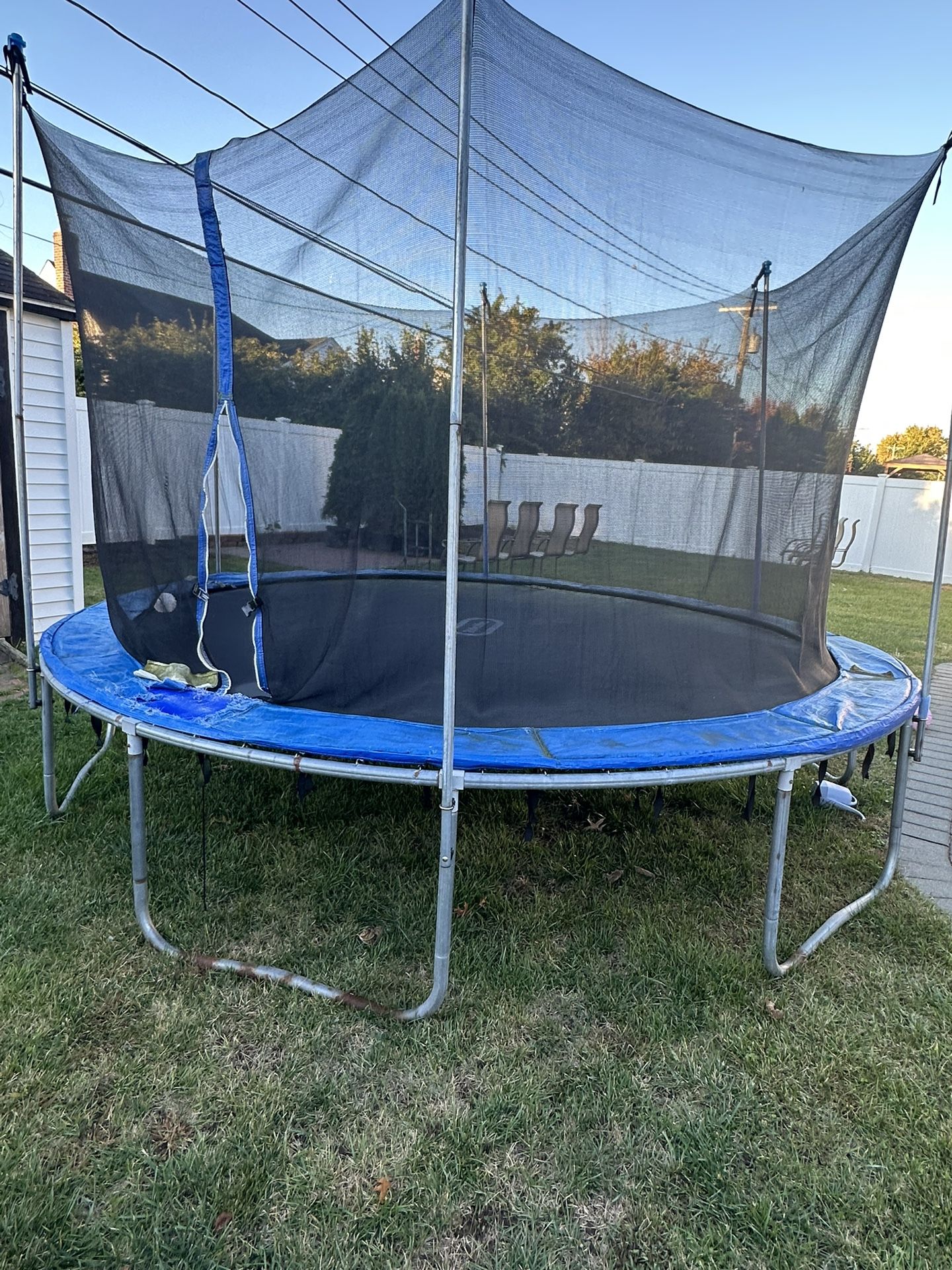 Little Tikes Mega 12' Blue Trampoline