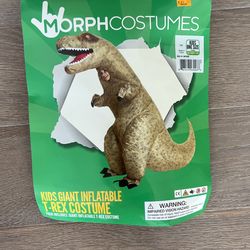 Inflatable T-Rex Dinosaur Halloween Costume New!