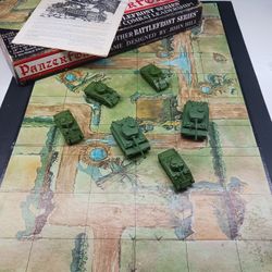 1979 Lustron Inc PANZER FORCE WW2 Tank Battle Board Game - Complete 