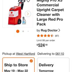 Rug Doctor Mighty Pro X3