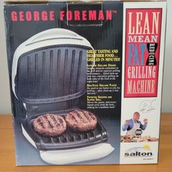 George Forman Grill "Lean Mean Fat Reducing Grilling Machine" GR10AWHT