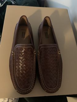 New no box or tags,Men’s Johnston&Murphy Sheepskin leather loafers sz 12