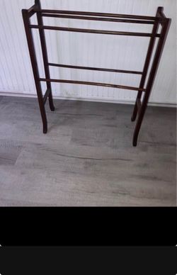 PRIMITIVE ANTIQUE HANDCRAFTED ARTS & CRAFTS LINGERIE LINEN DRYING RACK