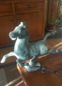 Beautiful metal horse ,