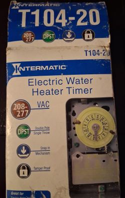 Intermatic T104-20 electric water heater timer