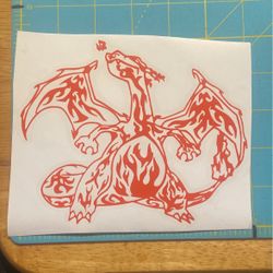 charizard pokemon car decal