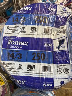 New Romex wire 14/3