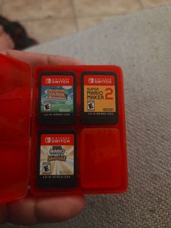 Nintendo switch mario games $130 for all