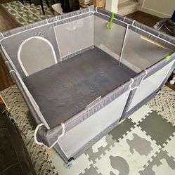 Large Mesh Baby Playpen (50x50) - with optional balls