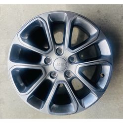 OEM JEEP GRAND CHEROKEE 2014 - 2017 wheel clean ran very few miles 