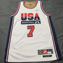 Men’s Team USA Larry Bird #7 Nike Basketball Jersey - Size Large