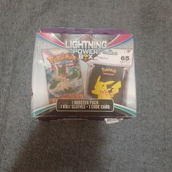 LIGHTING POWER BOX Pokémon TRADING CARD GAME 