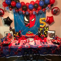Spiderman/Venom Birthday Decorations 