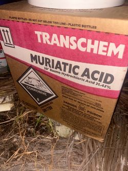 Transchem Muriatic Acid 4x1 Gallon Case