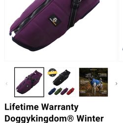 NEW Winter Dog Jacket with Built In Harness