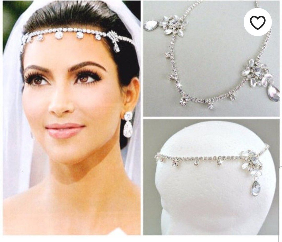 Bridal headchain/chain tiara/forehead chain for bride
