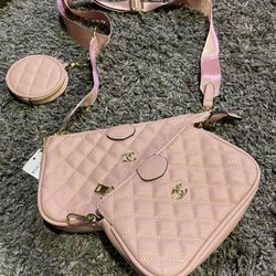 Chanel three-piece wallet