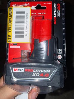 Milwaukee  m12  xc4.0