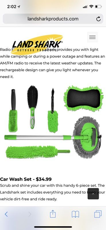 Land shark full detail car wash toolset