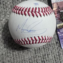 Matt Barnes Signed Rawlings Baseball- Boston Red Sox Nationals-JSA-Faint Sig