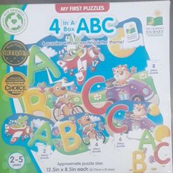 New My First Puzzles ABC 4 Puzzle Set