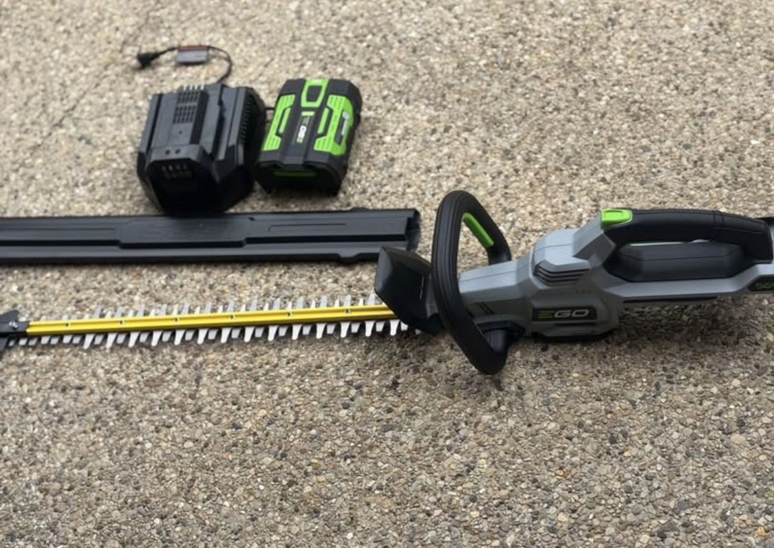 Ego Power+ Hedge Trimmer Cordless, Electric Hedge Trimmer 24", Includes 56v 2.5ah Battery And Charge