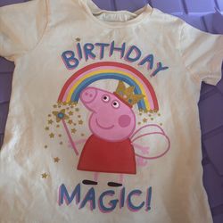 Peppa pig bday shirt wore it once :)