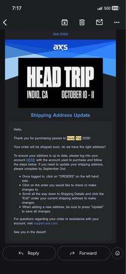 Head trip 2-day GA ticket