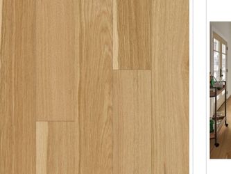 Bruce Hydropel Natural White Oak 7/16 in. T × 5 in. W Waterproof Click-Lock Engineered Hardwood Flooring (19.38 sq. ft./ ctn) Store SKU# 1014-794-247