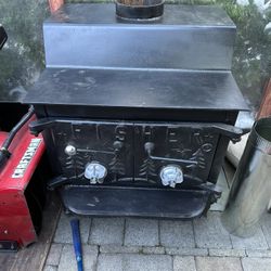 🔥 Fisher Grandpa Bear Wood Stove – 1976 Bicentennial Edition 🇺🇸