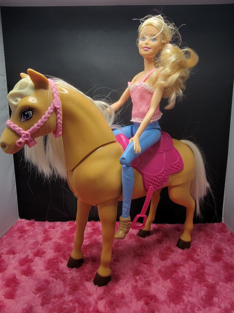 Barbie Doll & Horse 