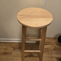 Kitchen Stool - Wood, Sturdy, Almost New