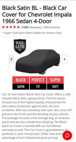1966 Impala Car Cover