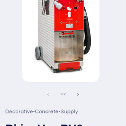 Concrete vacuum