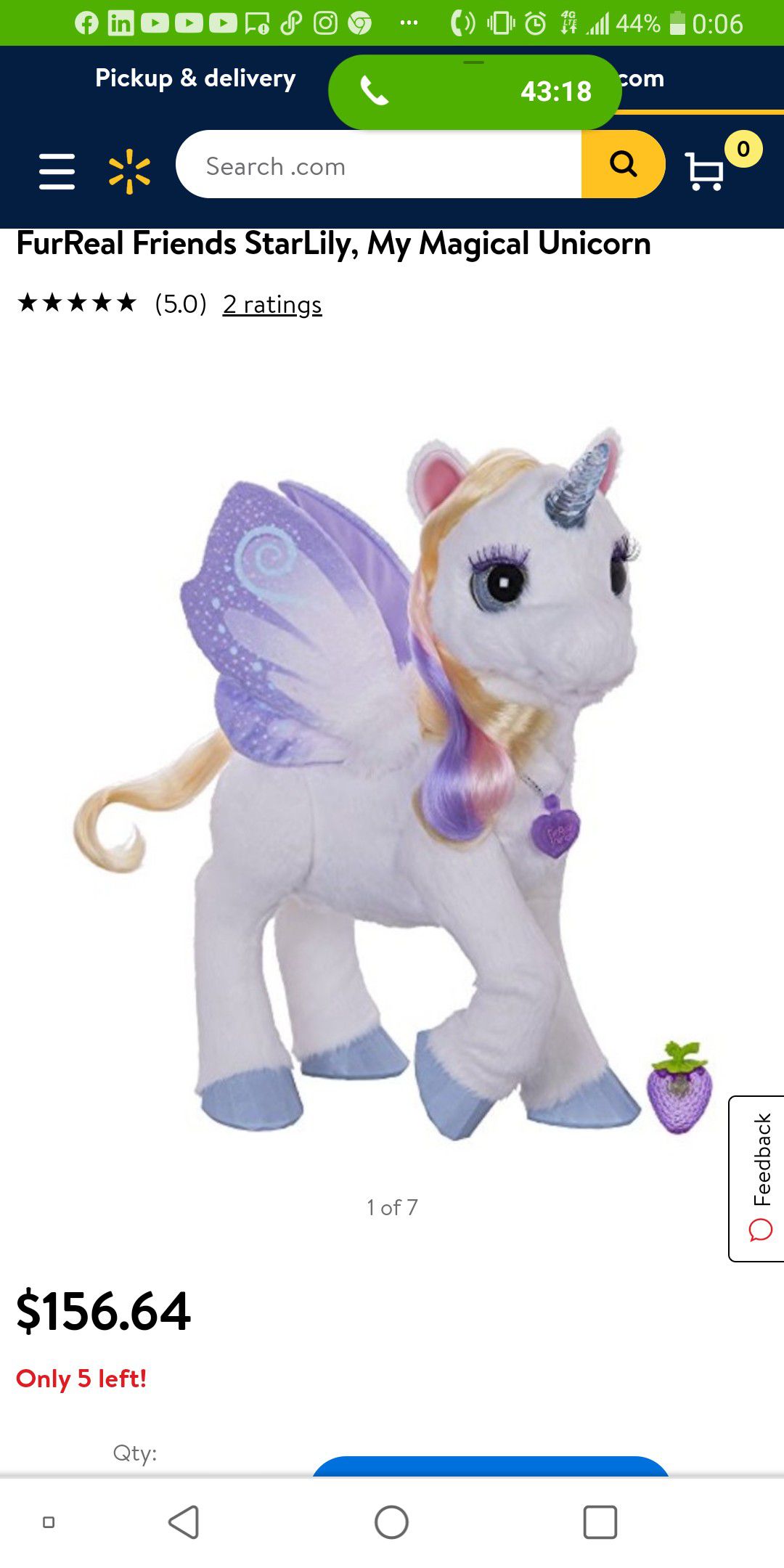FurReal Friends Starlily, My Magical Unicorn